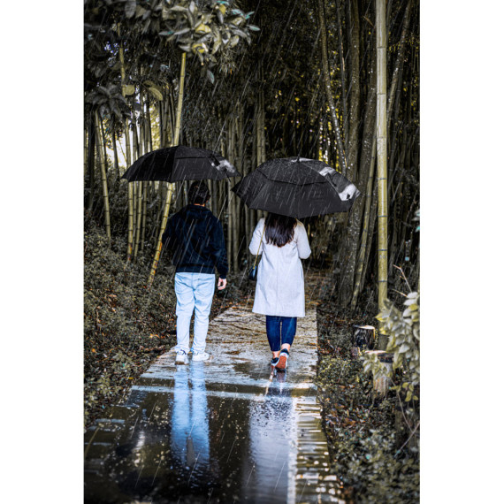 GAVIN. 27.5" deštník ze 190T pongee s automatickým otevíráním