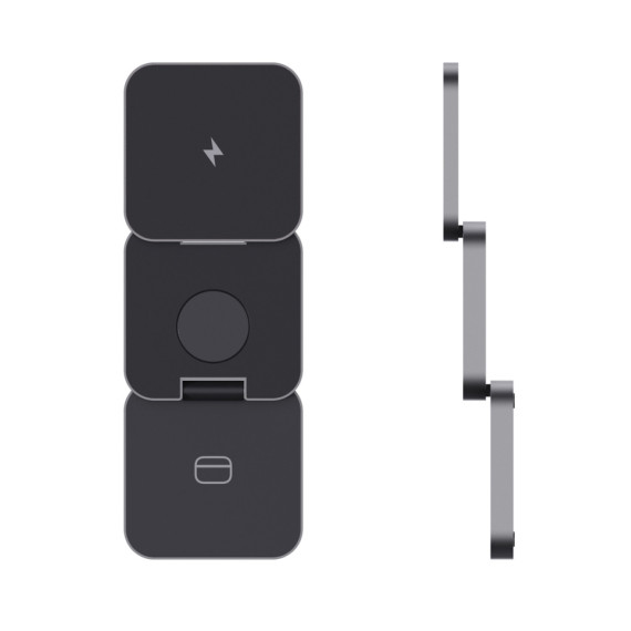 Skládací nabíječka 3v1 15W Terra z RCS recykl. hliníku