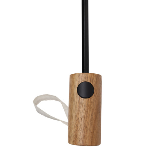 21" auto open deštník Kaycey z RPET AWARE a akáciového dřeva