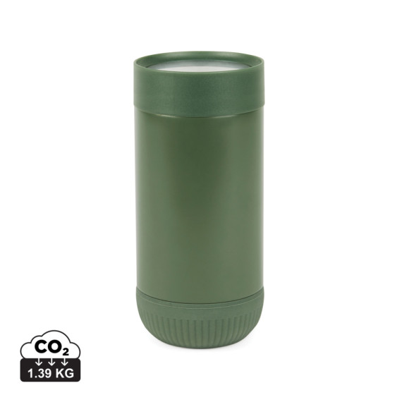 Termohrnek s push zavíráním VINGA Erie z RCS recyk. SS 350ml