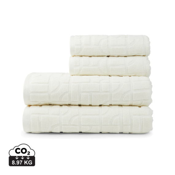 Sada 4ks ručníků VINGA Verso z OCS organické bavlny