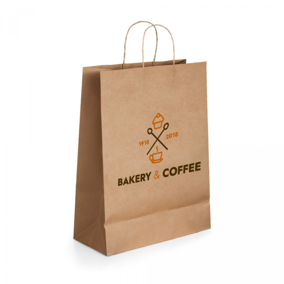 TAYLA. Taška z kraftového papíru (115 g/m²)