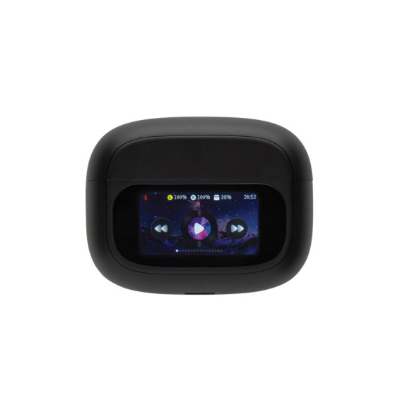 Sluchátka Airtune RCS z recykl. plastu ANC s displejem