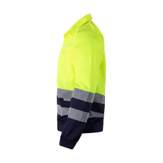 VL NEPTUNE LARGE. Dvoubarevná keprová bunda (210 g/m²) z polyesteru (80 %) a bavlny (20 %)