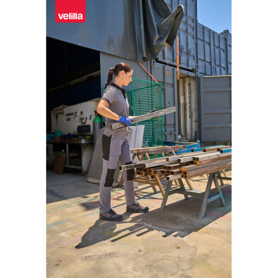 VL NJORD. Dvoubarevné keprové kalhoty s mnoha kapsami (240 g/m²), z bavlny (35 %) a polyesteru (65 %)