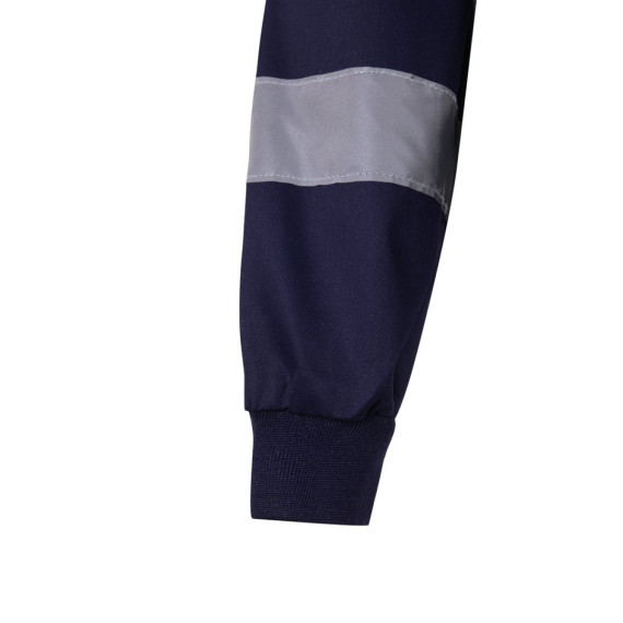 VL NEPTUNE. Dvoubarevná keprová bunda (210 g/m²) z polyesteru (80 %) a bavlny (20 %)