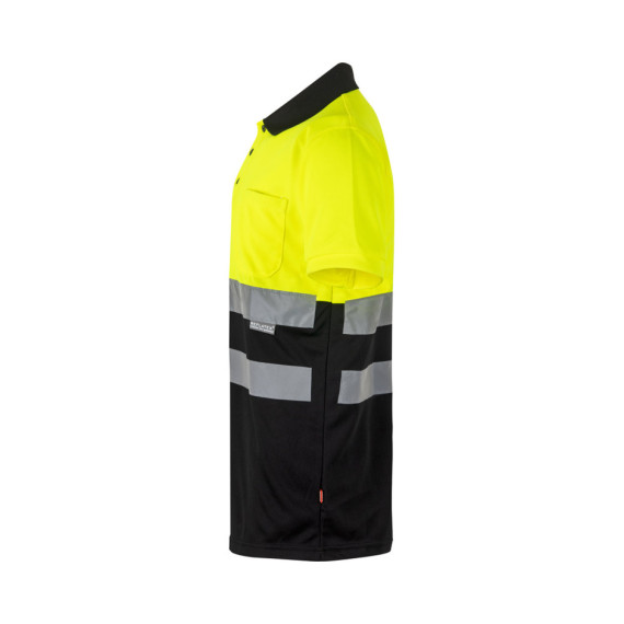 VL CUPID LARGE. Dvoubarevná polokošile z ptačí perspektivy (160 g/m²) s krátkým rukávem z polyesteru (100 %)