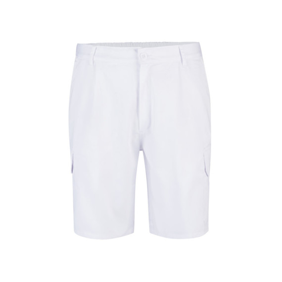 VL CHIONE. Bermudy z kepru s mnoha kapsami (200 g/m²), z bavlny (35 %) a polyesteru (65 %)