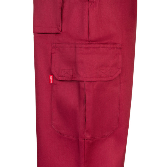 VL MABON. Keprové kalhoty s více kapsami (200 g/m²), z bavlny (35 %) a polyesteru (65 %)