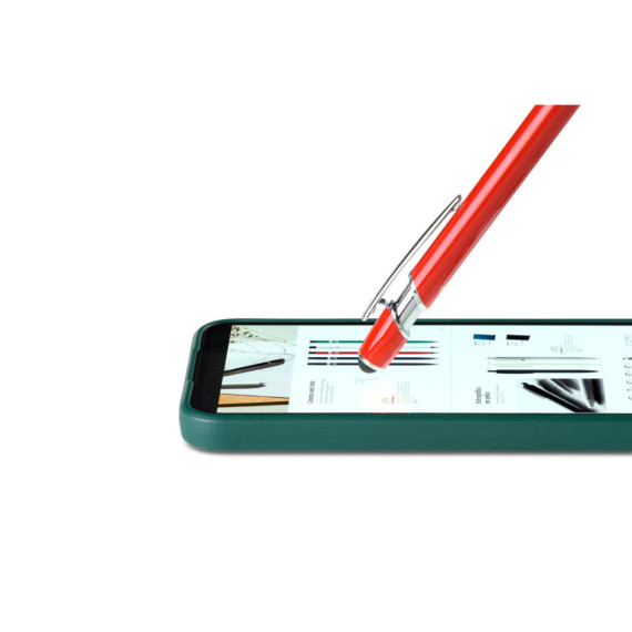 NEIL. Kuličkové pero s tělem z recyklovaného hliníku (100% rAL) a dotykovým hrotem