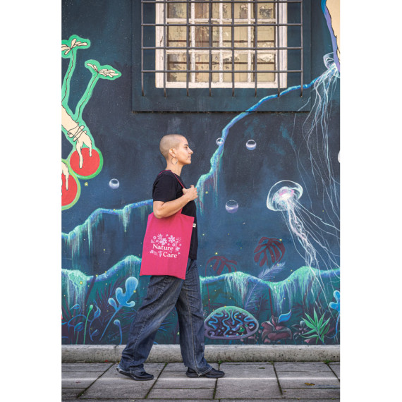 MEXICO. Taška vyrobená ze recyklované bavlny (70 %) a polyesteru (30% rPET) (150 g/m²)