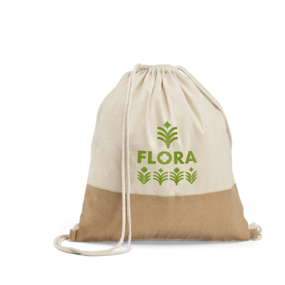 SABLON. 100% bavlněná stahovací taška (160 g/m²)
