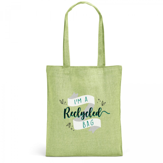 RYNEK. TaTaška z recyklované bavlny (70 %) a polyesteru (30 % rPET) (140 g/m²)
