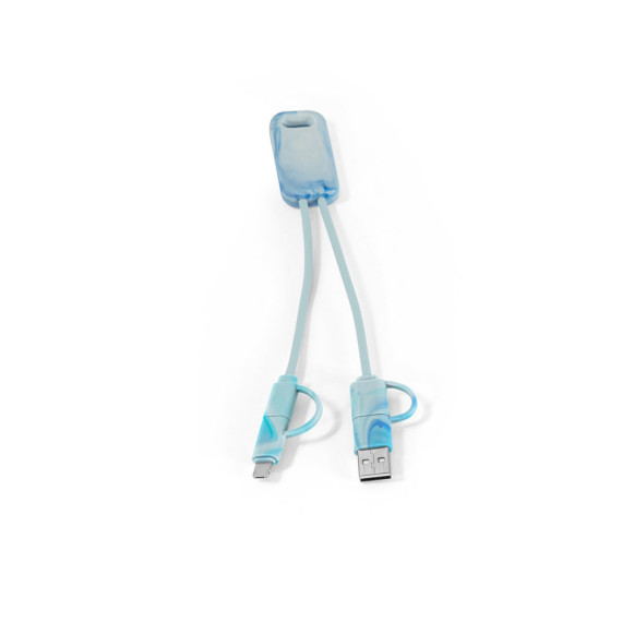 BERNERS. Superrychlý USB kabel 6v1 ve recyklovaného PET (100% rPET)
