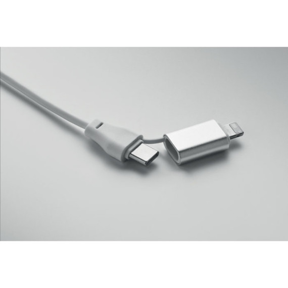 BULE, Přívěsek na klíče s kabelem 4v1