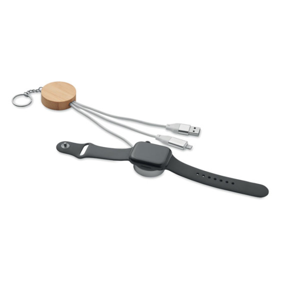 BULE, Přívěsek na klíče s kabelem 4v1