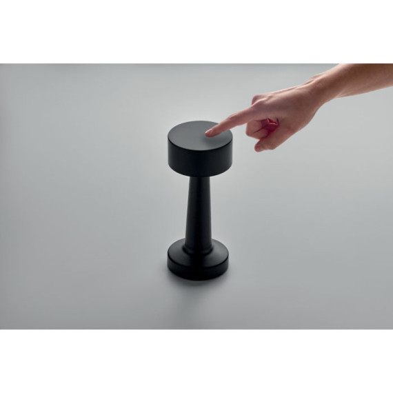 HIERLUZ, Dobíjecí kovová stolní lampa