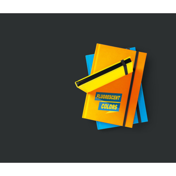 WATTERS. Zápisník A5 ve fluorescenčním PU provedení s linkovanými stránkami