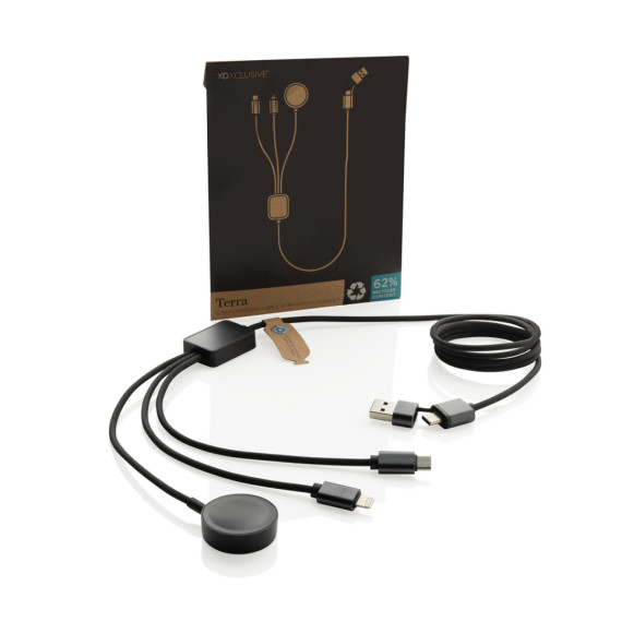 Nabíjecí kabel Terra s nabíječkou hodinek 6 v 1 z RCS rPET