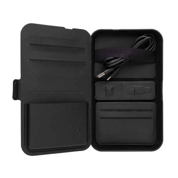 Cestovní pouzdro s nabíječkou 3v1 Swiss Peak z RCS plastu