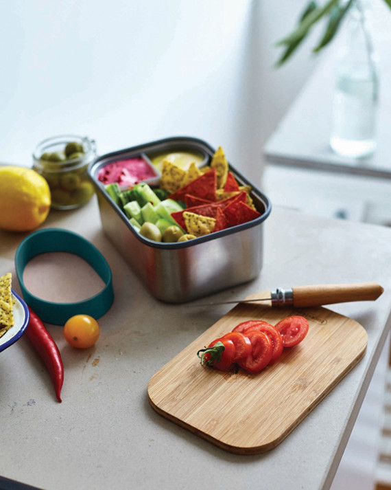 Velká nerezová krabička na sendviče Black+Blum