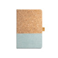 KLEE. Zápisník A5 z korku a lnu s linkovanými listy