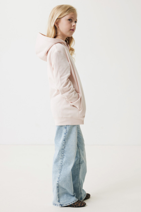 Dětská mikina s bočními kapsami IQONIQ Yengo z rec. bavlny