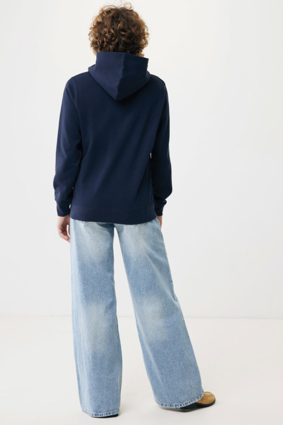 Mikina s kapucí a bočními kapsami IQONIQ Yengo z rec. bavlny