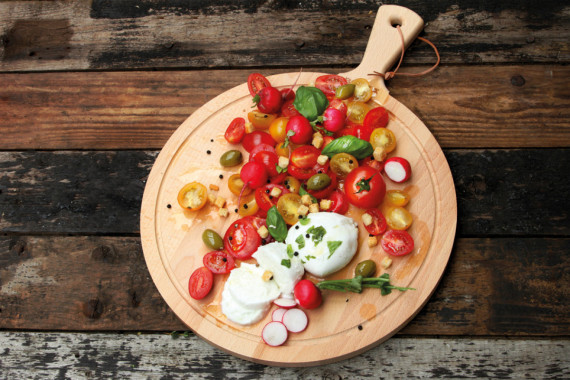 Servírovací prkénko kulaté BOSKA Amigo L