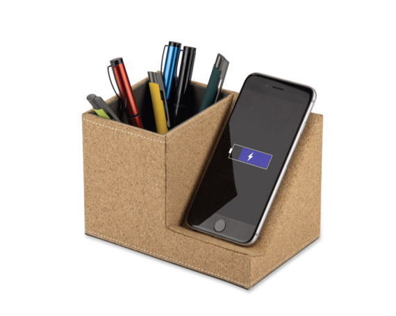 Stolní organizér s indukční nabíječkou Covbi