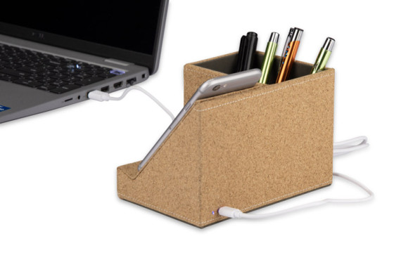 Stolní organizér s indukční nabíječkou Covbi