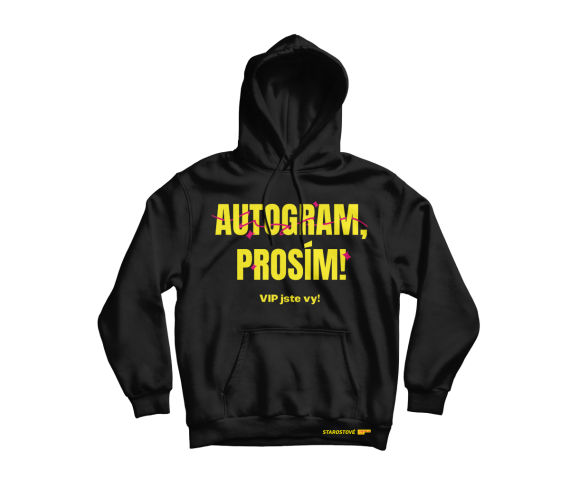 Mikina AUTOGRAM PROSÍM!