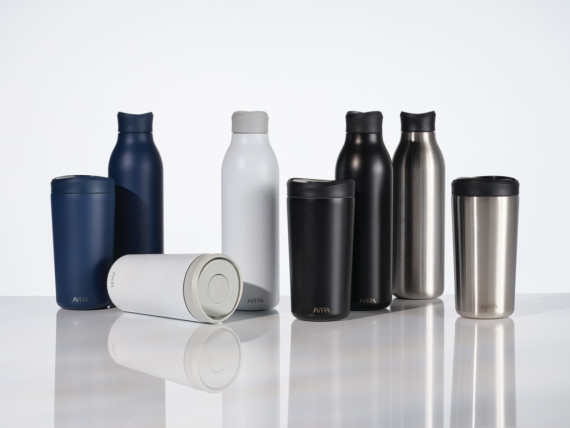 Lahev na vodu 600ml Avira Alok z RCS recykl. nerezové oceli