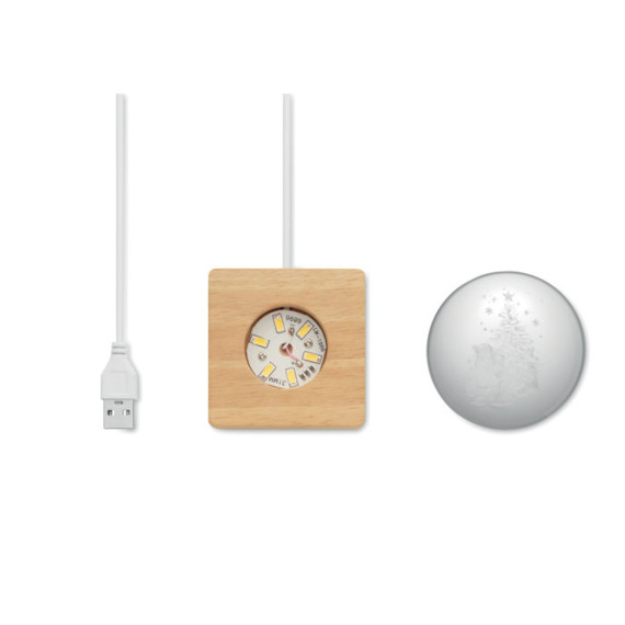 SANTA LIGHT, Vánoční láhevová LED koule