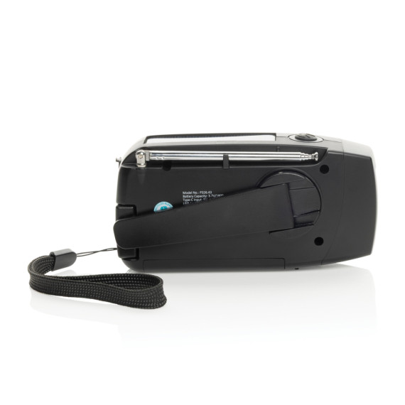 Nouzové rádio RescueWave RCS z recyklovaného plastu