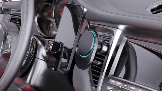 Magnetický nabíjecí držák do auta PowerCruze 15W z RCS RPET