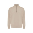 Svetr se čtvrtečním zipem IQONIQ Elgon z recykl. bavlny