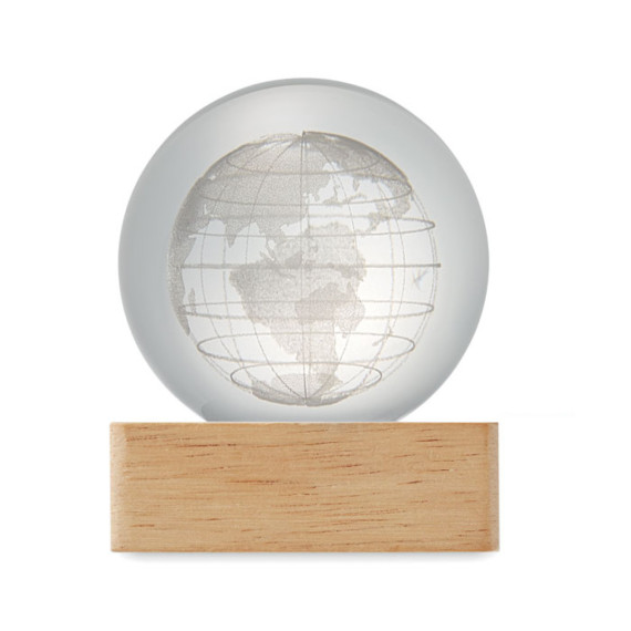 GLOBE LIGHT, Skleněný globus s LED