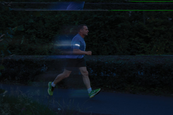 USB LED sportovní svítilna Lumi Sprint z RCS RPET