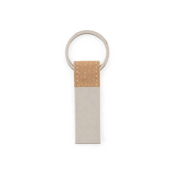 GOSLING. Sada sestávající z pouzdra na karty a klíčenky, obojí z kovu a korku