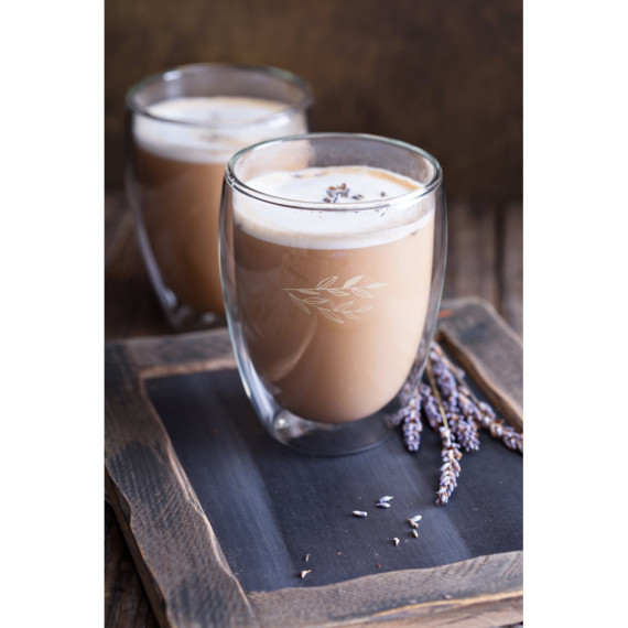 MACHIATO DUO. Sada 2 skleněných borosilikátového pohárů