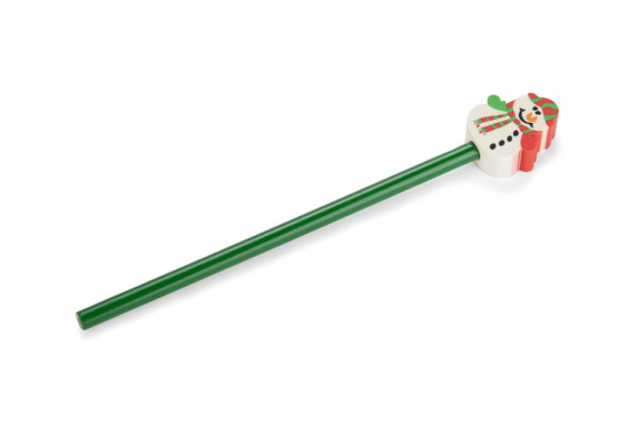 Tužka s Gumičkou CHRISTMAS - Sněhulák