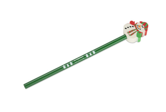 Tužka s Gumičkou CHRISTMAS - Sněhulák