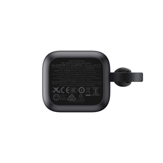 Powerbanka Anker 25 000 mA 165 W s vysouvacím kabelem