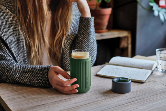 Cestovní skleněný hrnek 340 ml Black+Blum