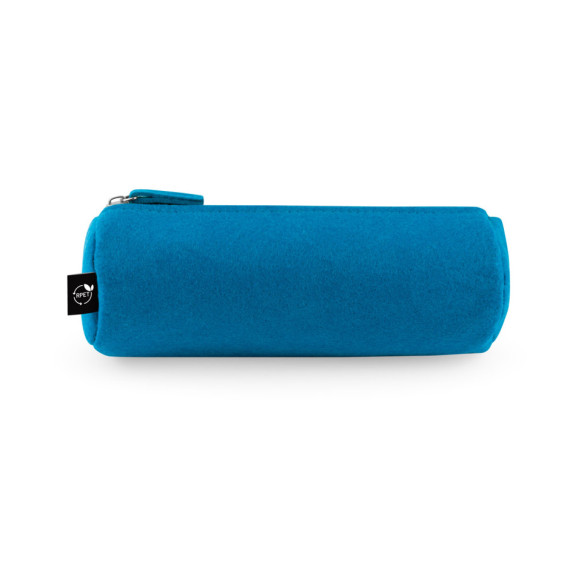 NOMAD. Víceúčelové pouzdro z recyklovaného filcu (100% rPET) s pravítkem, tužkami, gumou a ořezávátkem