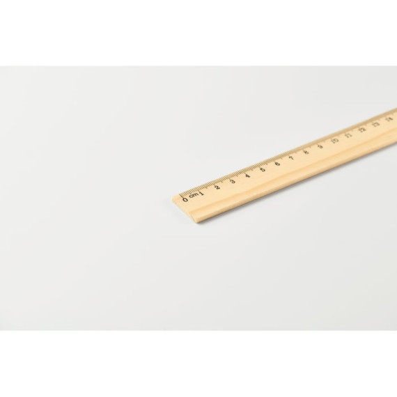 RULER20, Dřevěné pravítko 20 cm