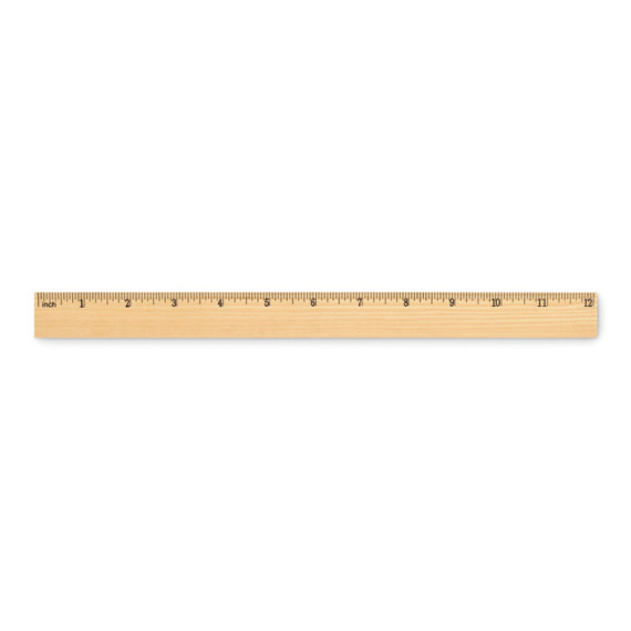 RULER30, Dřevěné pravítko 30 cm