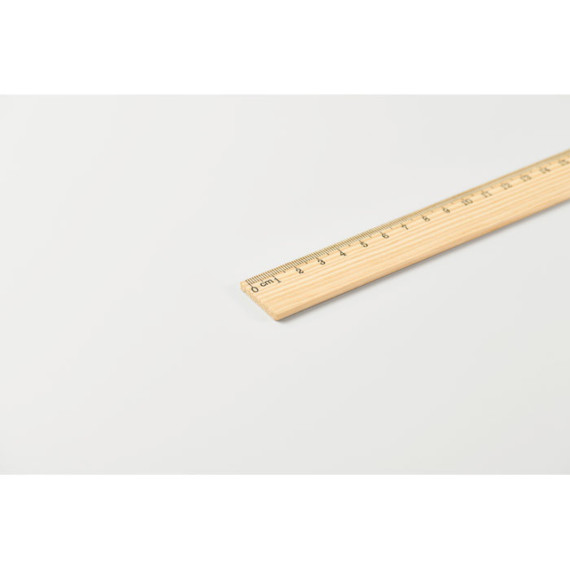 RULER30, Dřevěné pravítko 30 cm
