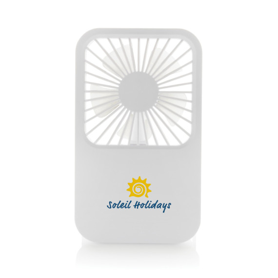 Stolní dobíjecí větráček Aervina z recyklovaného plastu RCS